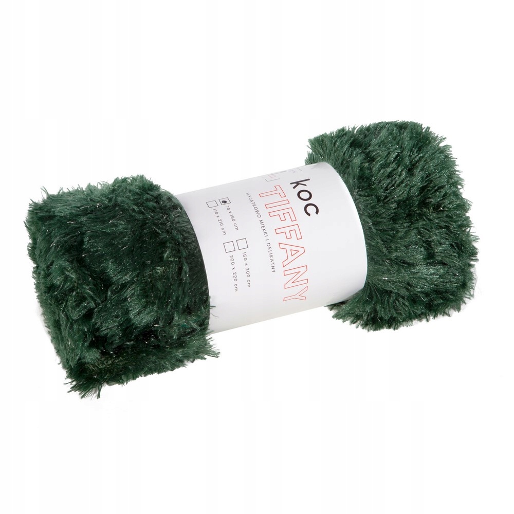 Deka přehoz 150x200 Tiffany zelená tmavá