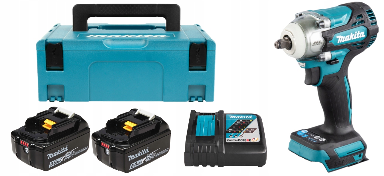 Makita DTW302RTJ Rázový Uťahovák 3/8" 18V 300 Nm
