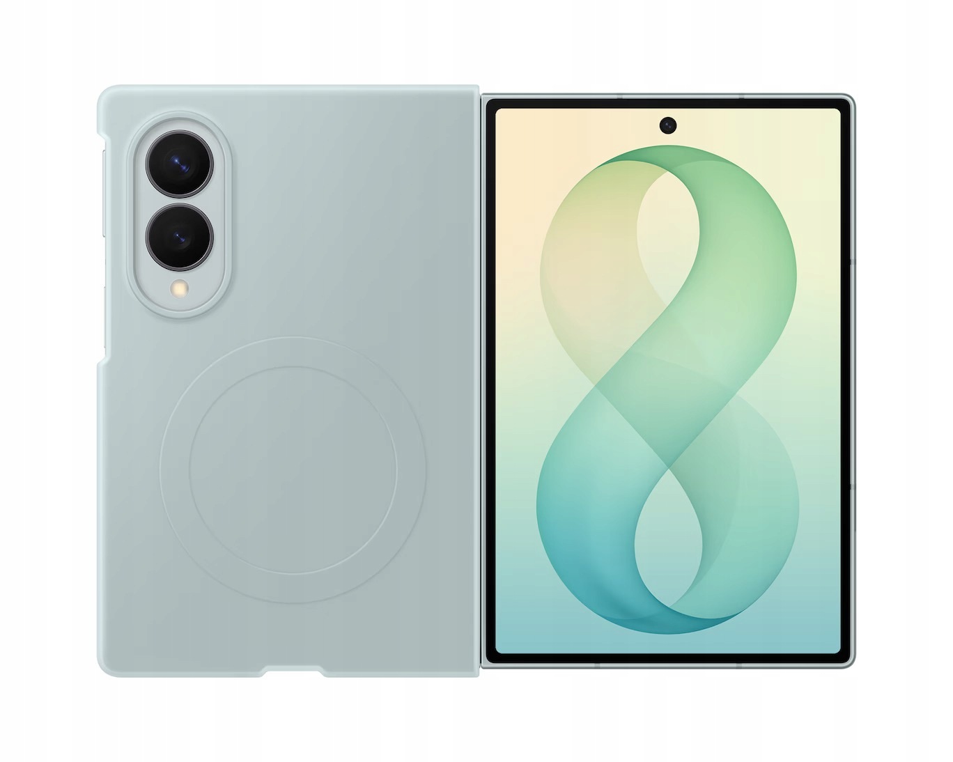 Etui Samsung Silicone Magnet Case do Galaxy Z Fold8 Zielony EF-EF971CGEGWW