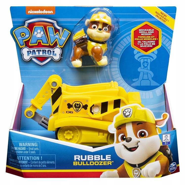 

Psi Patrol zestaw figurka i pojazd Rubble 14323