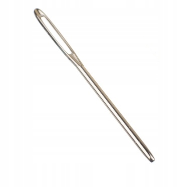 Duża tępa igła metalowa do chowania nitek 6cm
