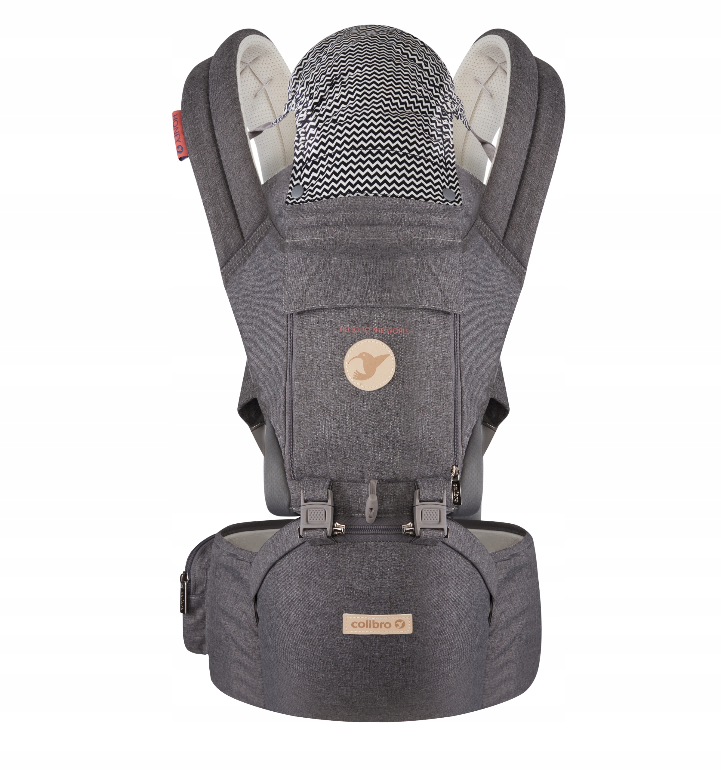 Nosidełko dla dziecka NOSIDEŁKO BIODROWE 12w1 do 18 kg Regulowane szelki Typ Inne