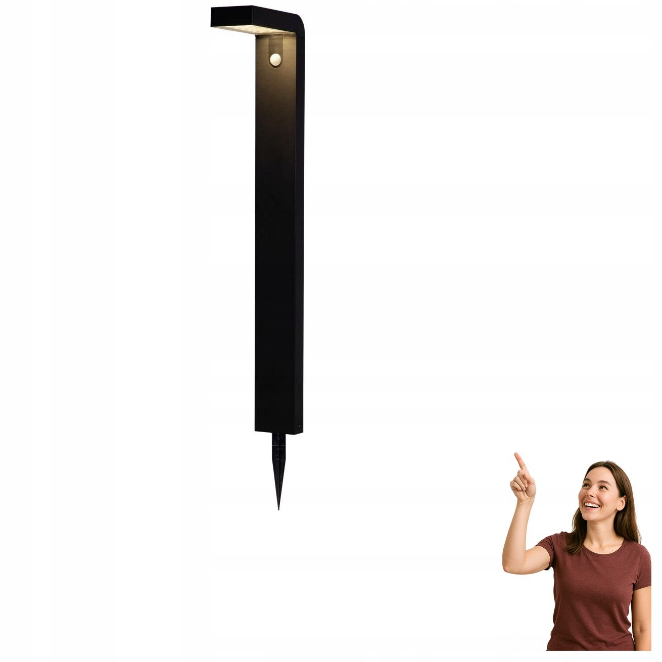 Vonkajšia Led základná lampa 18x0,2W s snímačom Baracconi 900246 Eglo