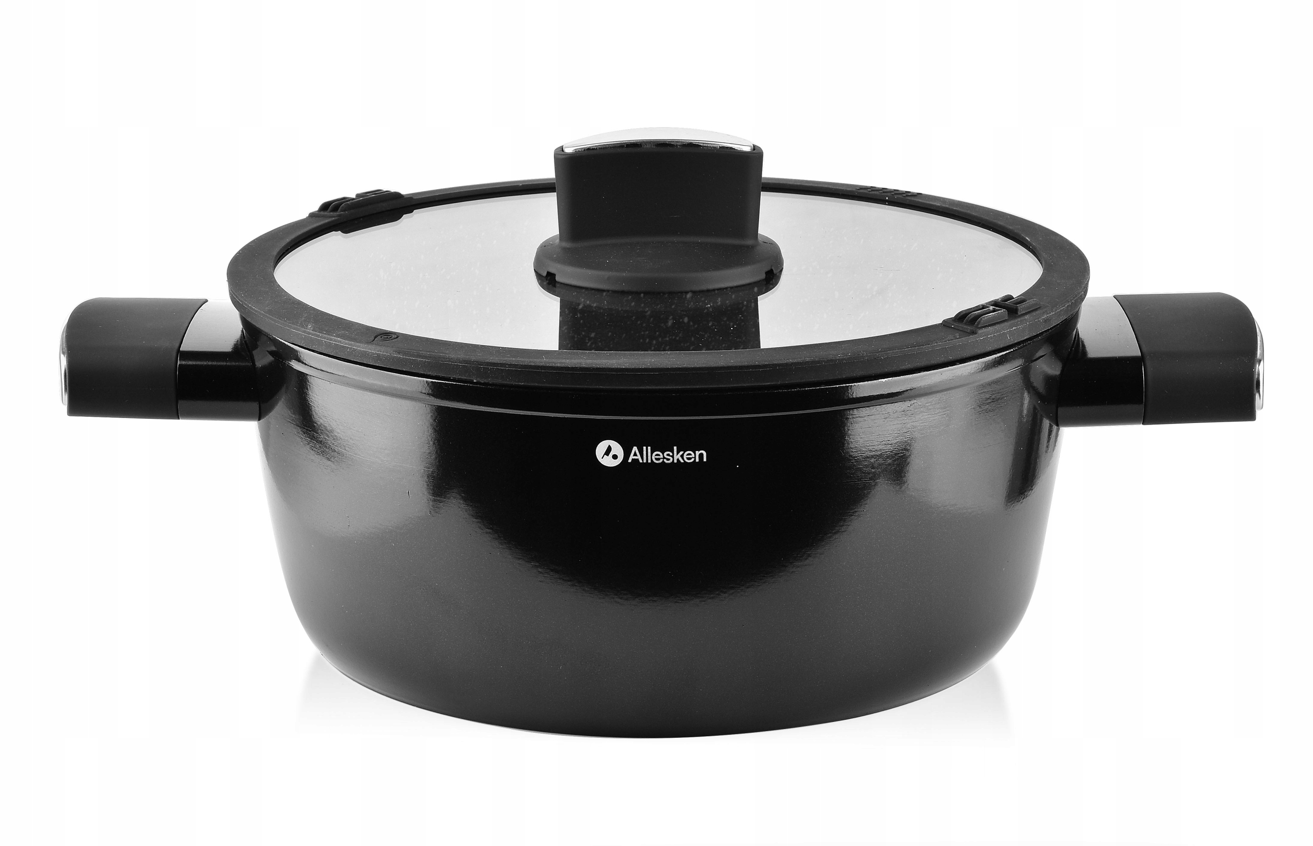 Hrnec 24 cm 4,1 l s poklicí, indukční cedění