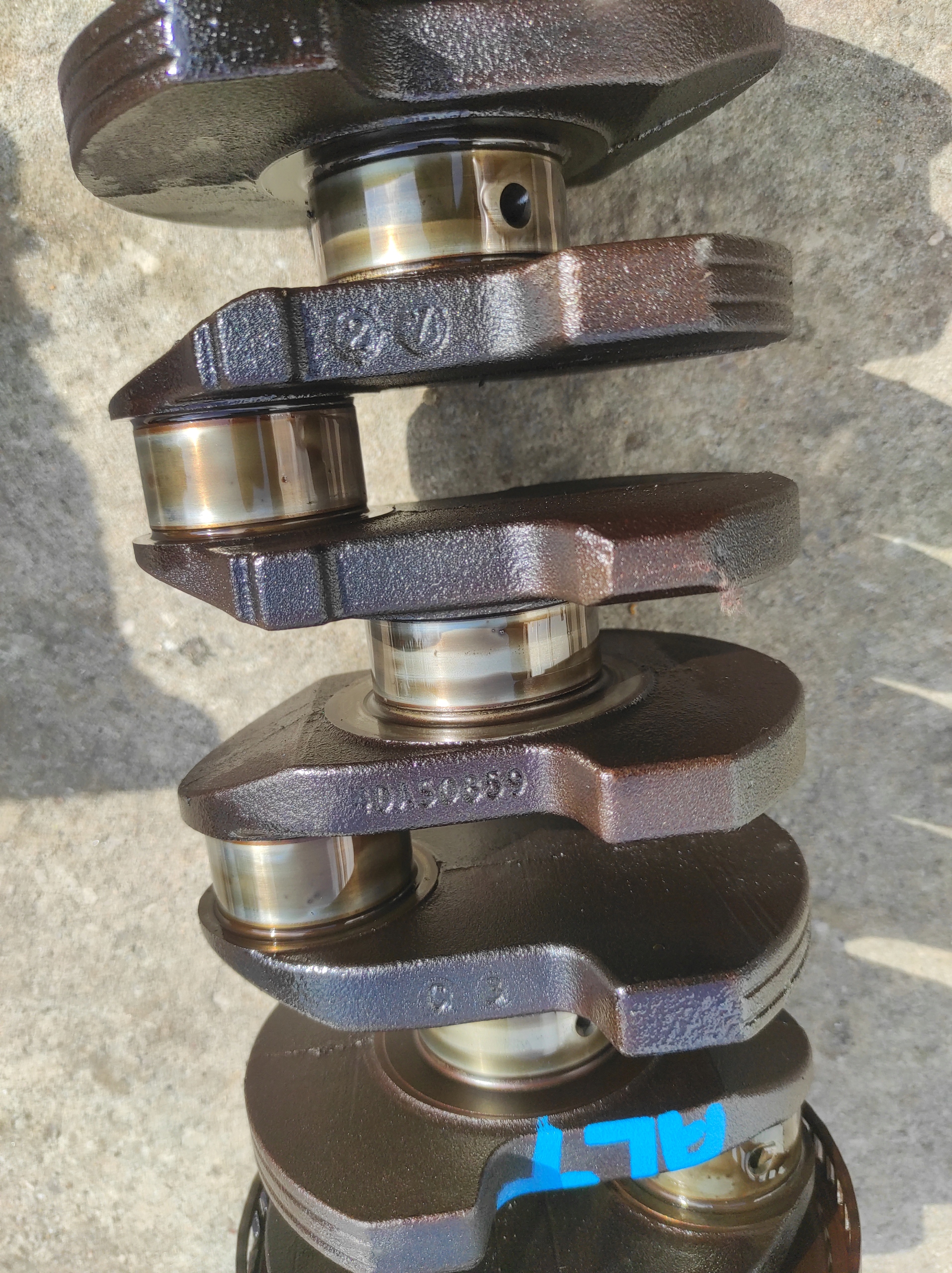 Audi A4 B6 2.0 FSI crank 4DA50859 AWA