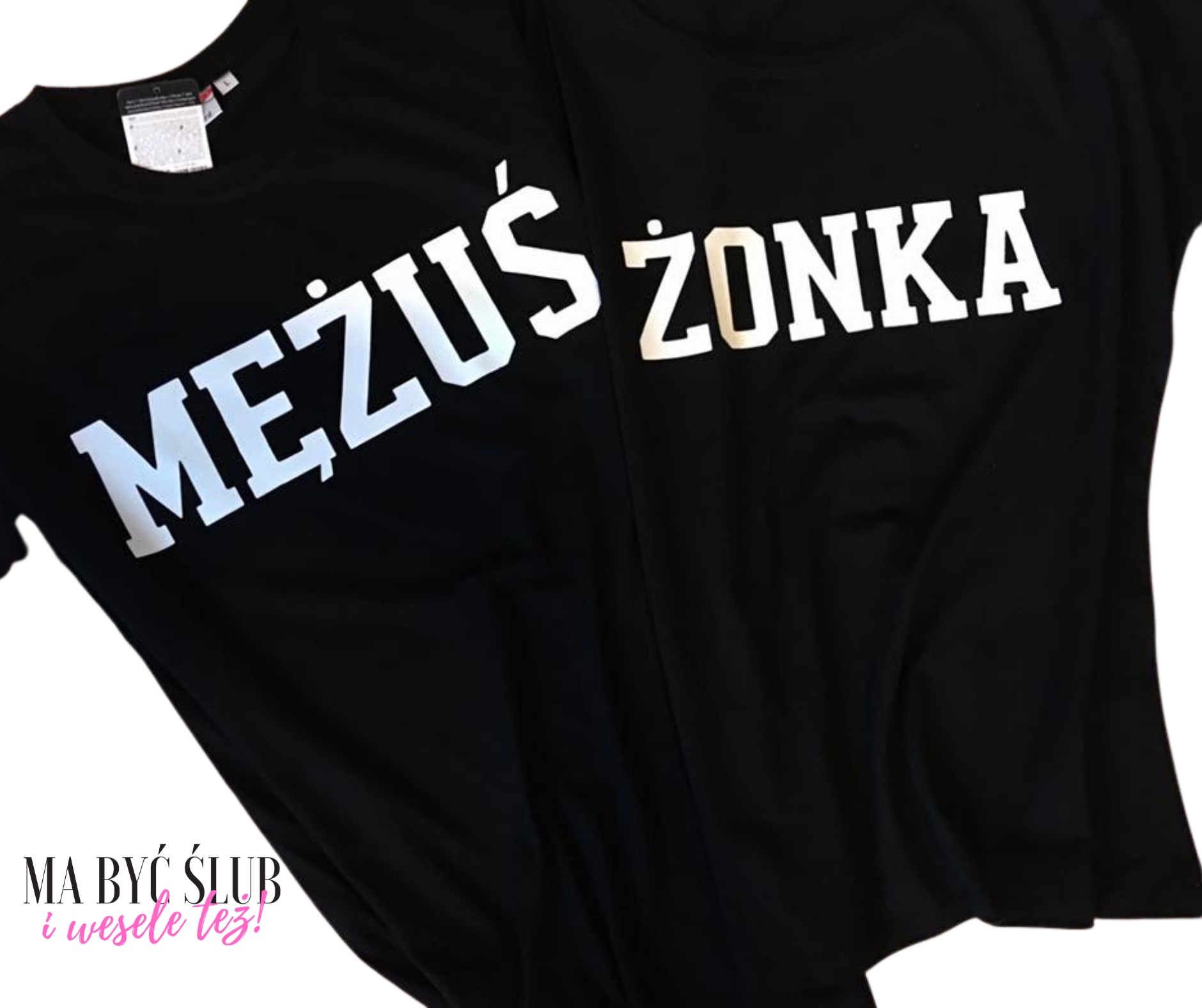 

Zestaw koszulek Mężuś & Żonka / rocznica ślub