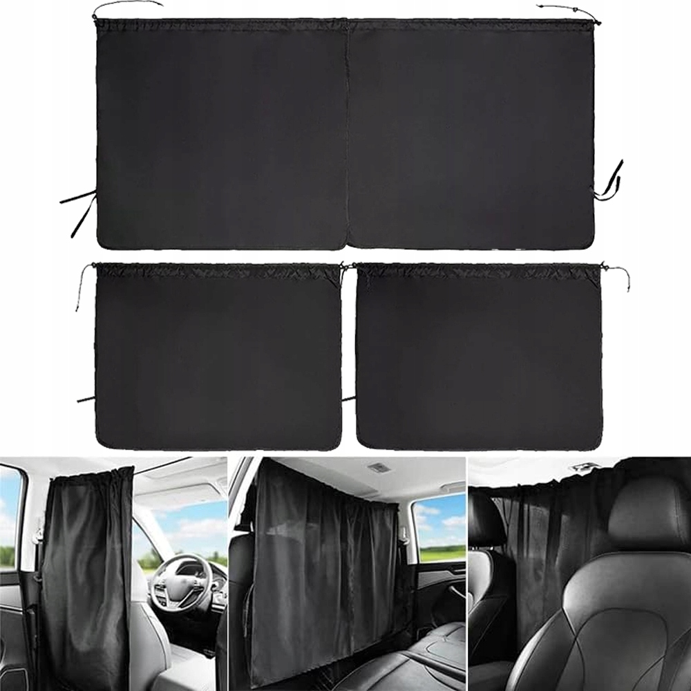 3SZT OSŁONA PRZECIWSŁONECZNA DO SAMOCHODU AUTA ZESTAW NA SZYBĘ ZASŁONKI