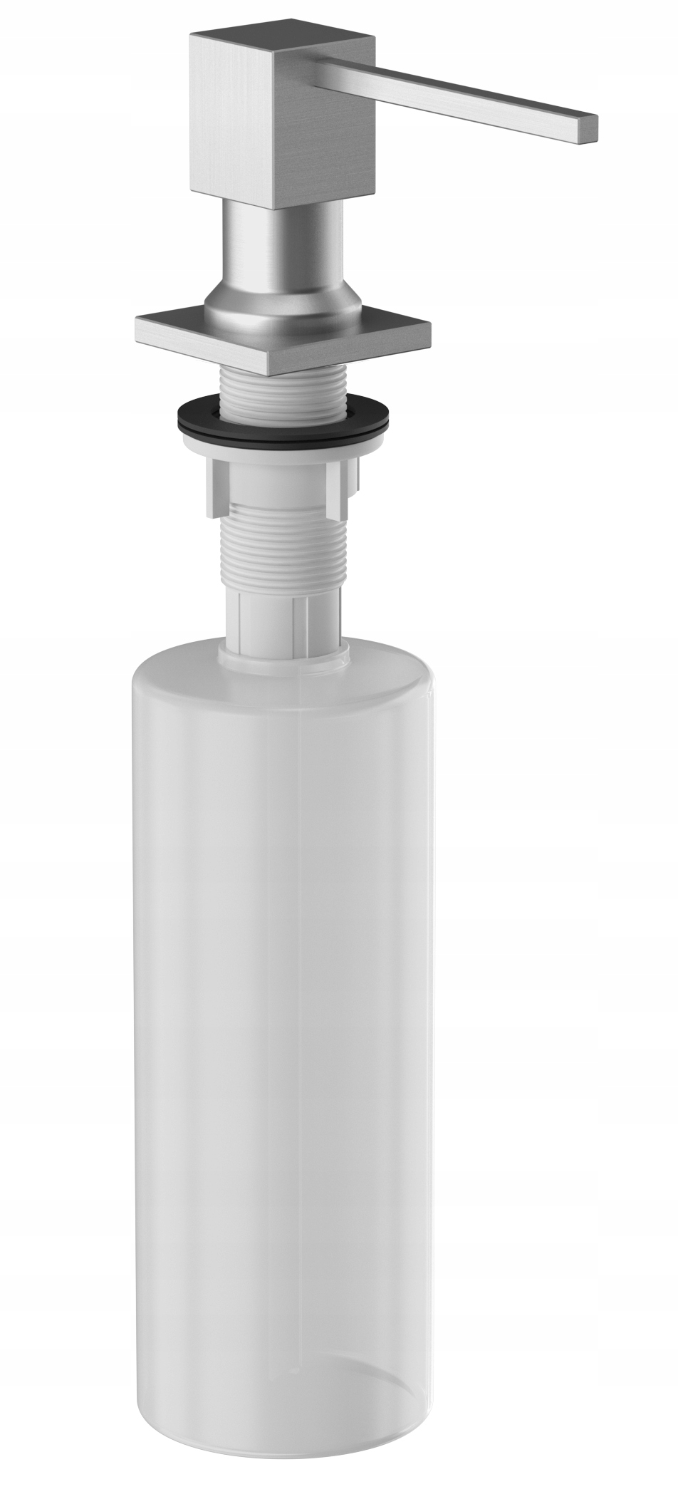 DOZOWNIK SATYNA PŁYNU MYDŁA DO ZLEW KWADRATOWY Kolor pompki inny