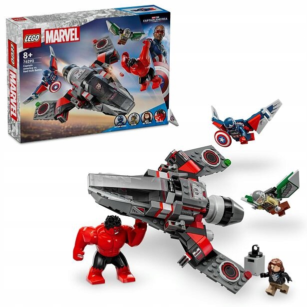 Lego Marvel 76292 Souboj: Kapitán Amerika vs. Red Hulk