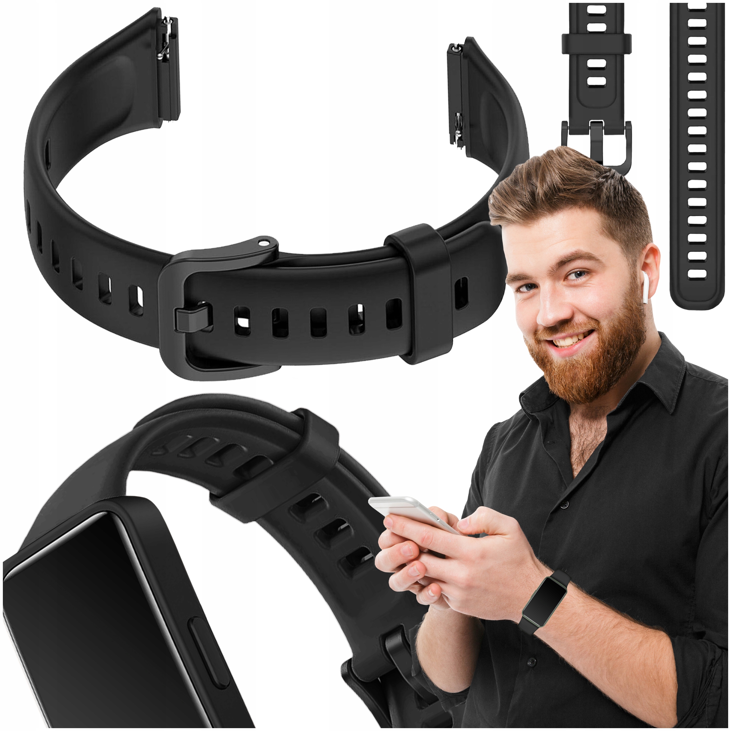 Pasek do Huawei Band 7 opaska do zegarka smartwatch mocna sportowa