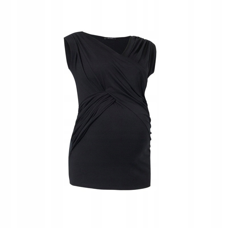 Těhotenská a kojící mikina Barray 9fashion černá, bavlněná pro maminky