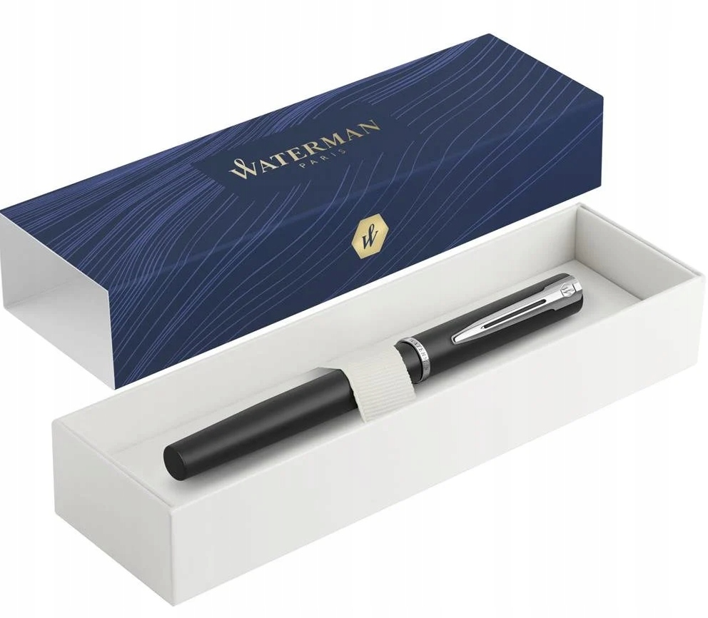 Waterman Pióro kulkowe Allure Czarna laka CT