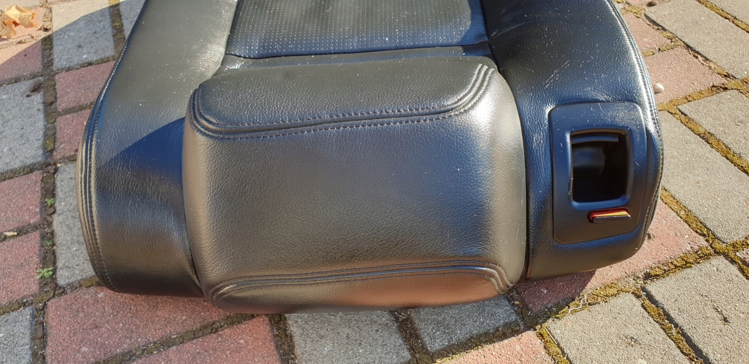 heated OPARCIE KANAPY rear part BMW X6 E71 M black leather OE