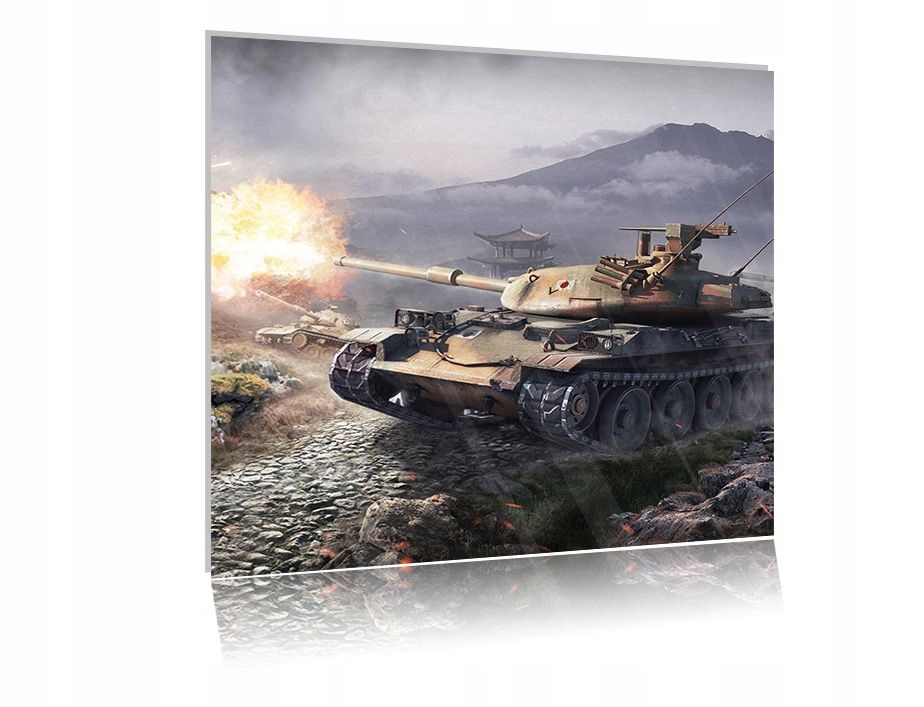 

Obraz szklany na szkle Czołg 08 50x50