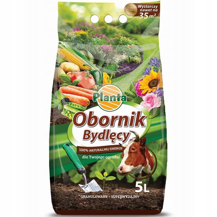 

Nawóz Planta Obornik Bydlęcy Granulowany Bio 5 L
