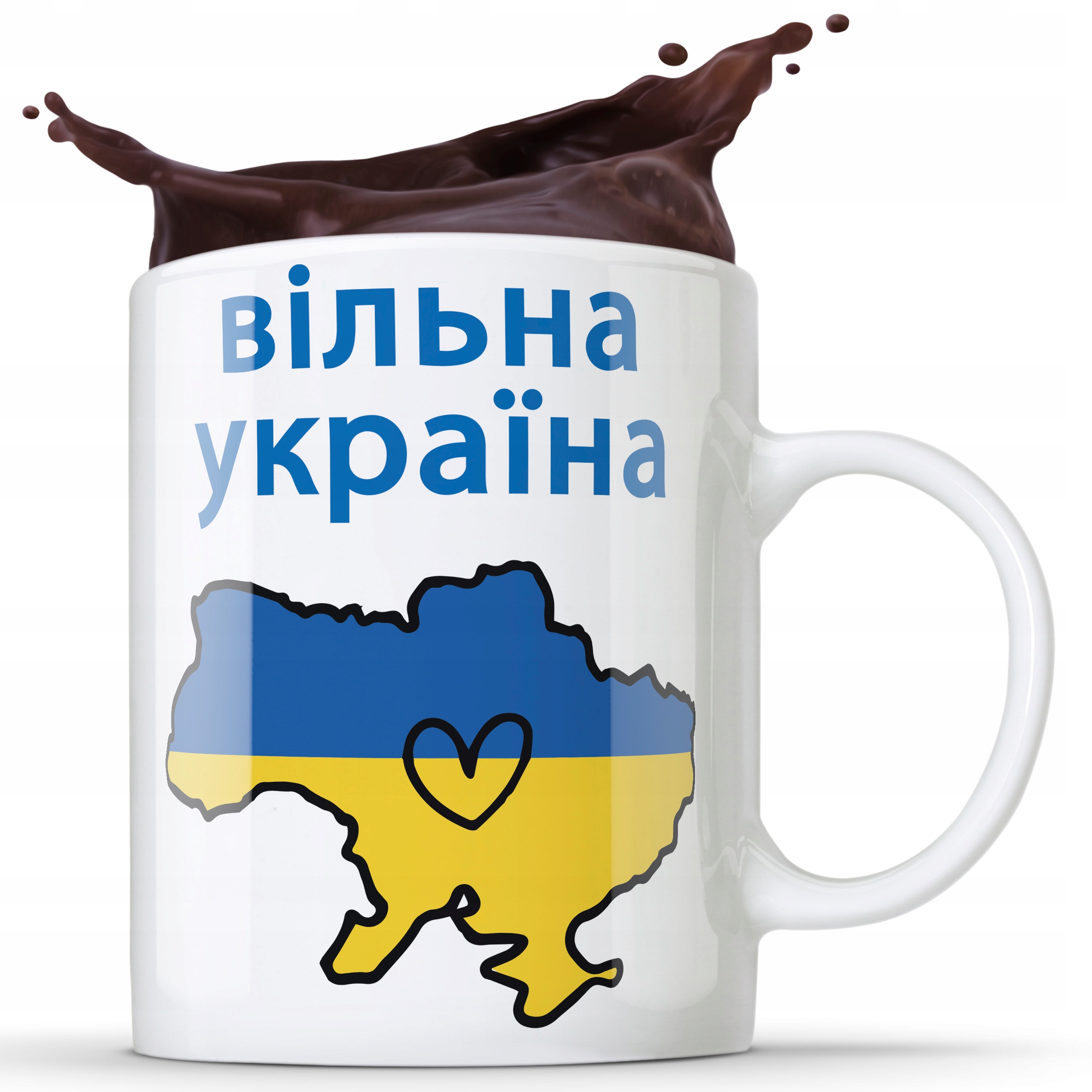 

Kubek Biały Silna Ukraina Nie Dla Putin Stop War