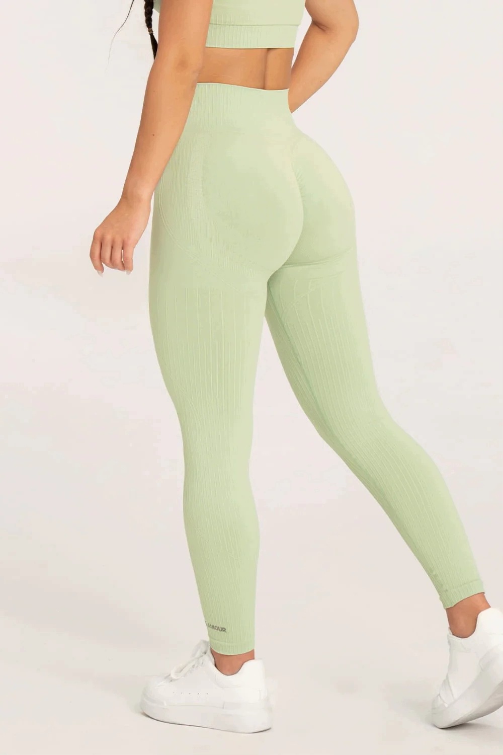 Gym Glamour Legíny push up 2.0 pistachio vel. Xs