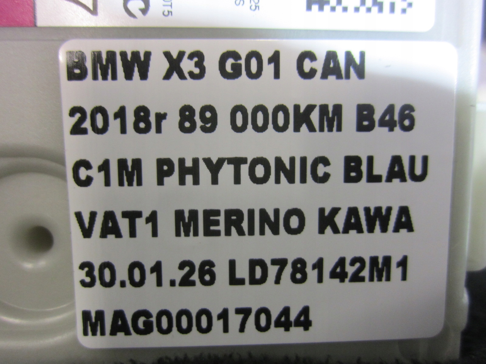 BMW X3 G01 G30 Bedienteil BDC Computer modul 61358715810 5A908E8 8715810