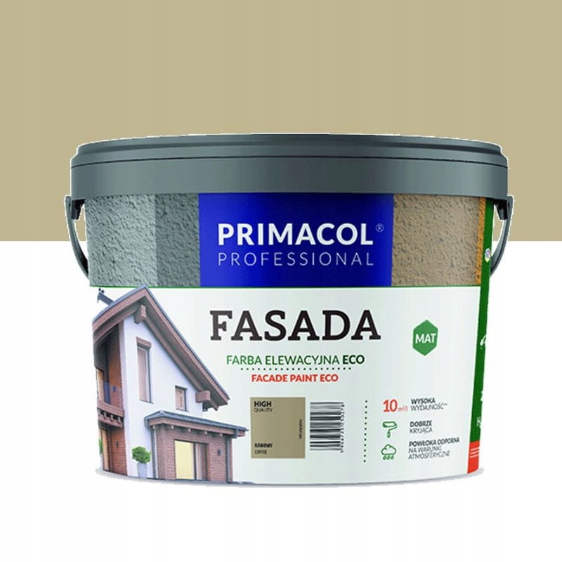 

Primacol Fasada Eco Farba Elewacyjna Kawowy 9L