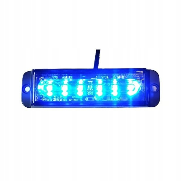 MF8025 - Стробоскоп 6led 30W BLUE 12 - 24V R65 R10