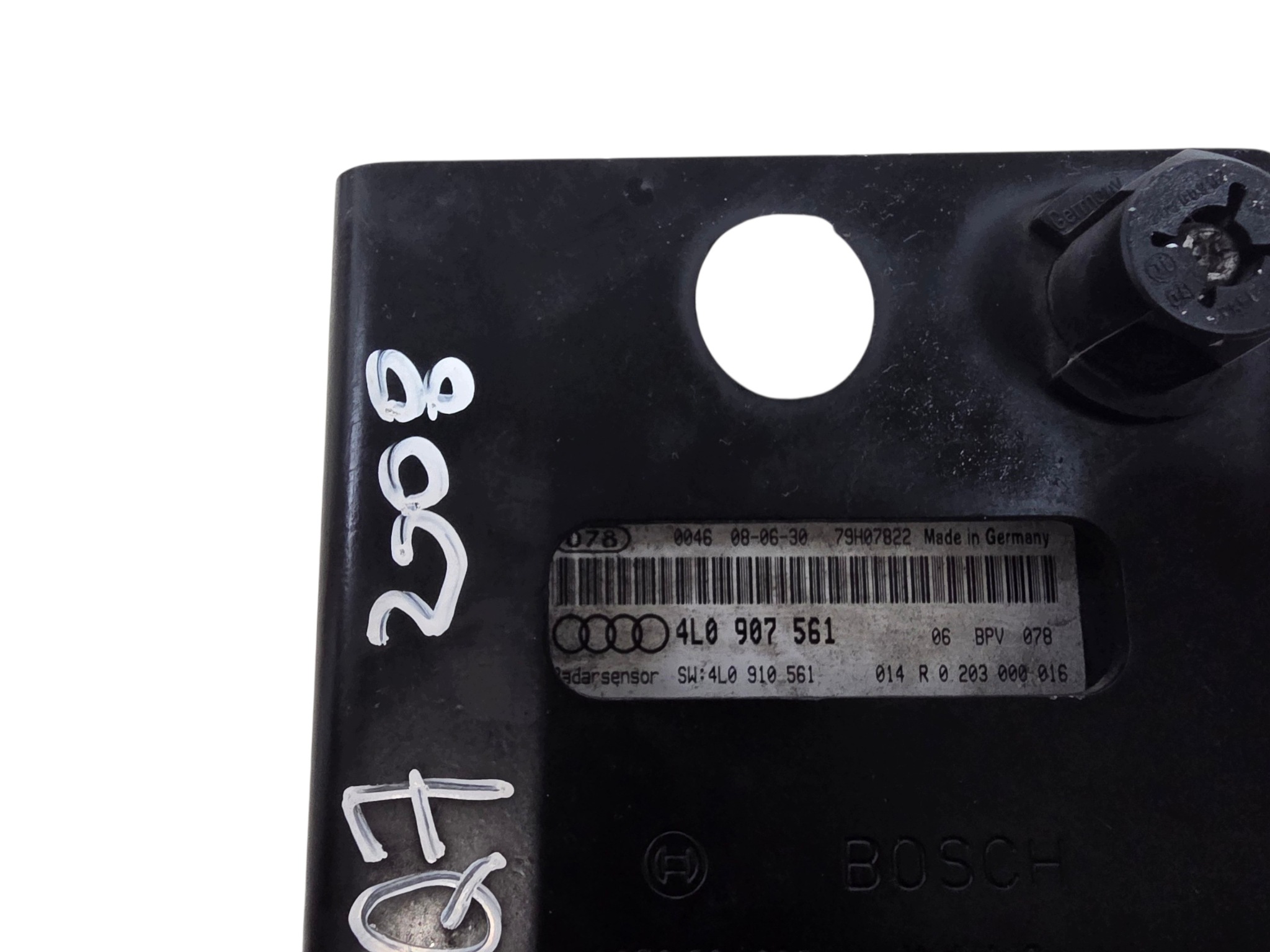AUDI Q7 2008 DISTRONIC RADAR DYSTANSU + Support plaque ORG. 4L0907561