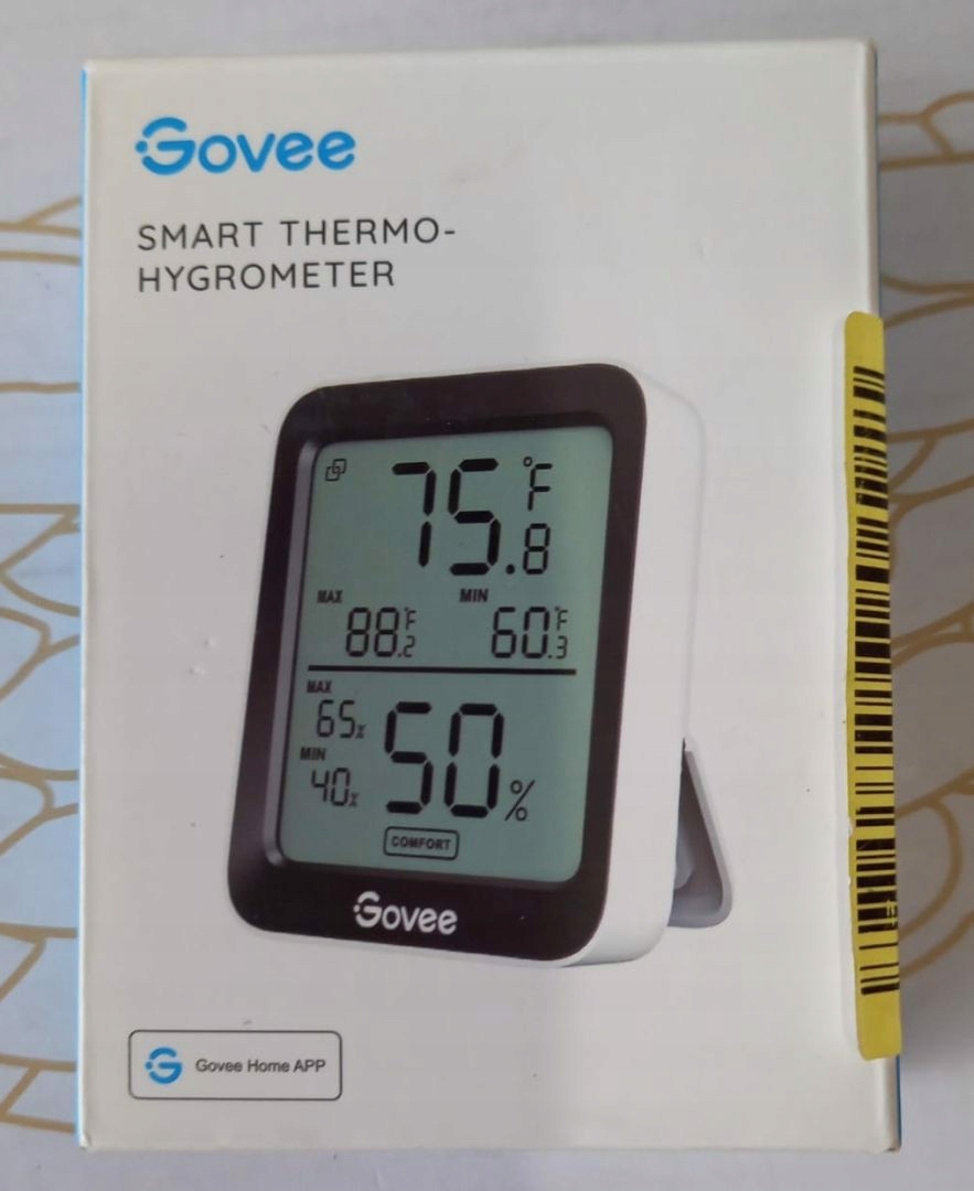 Higrometr z termometrem LCD wewnętrzny aplikacja Marka Govee