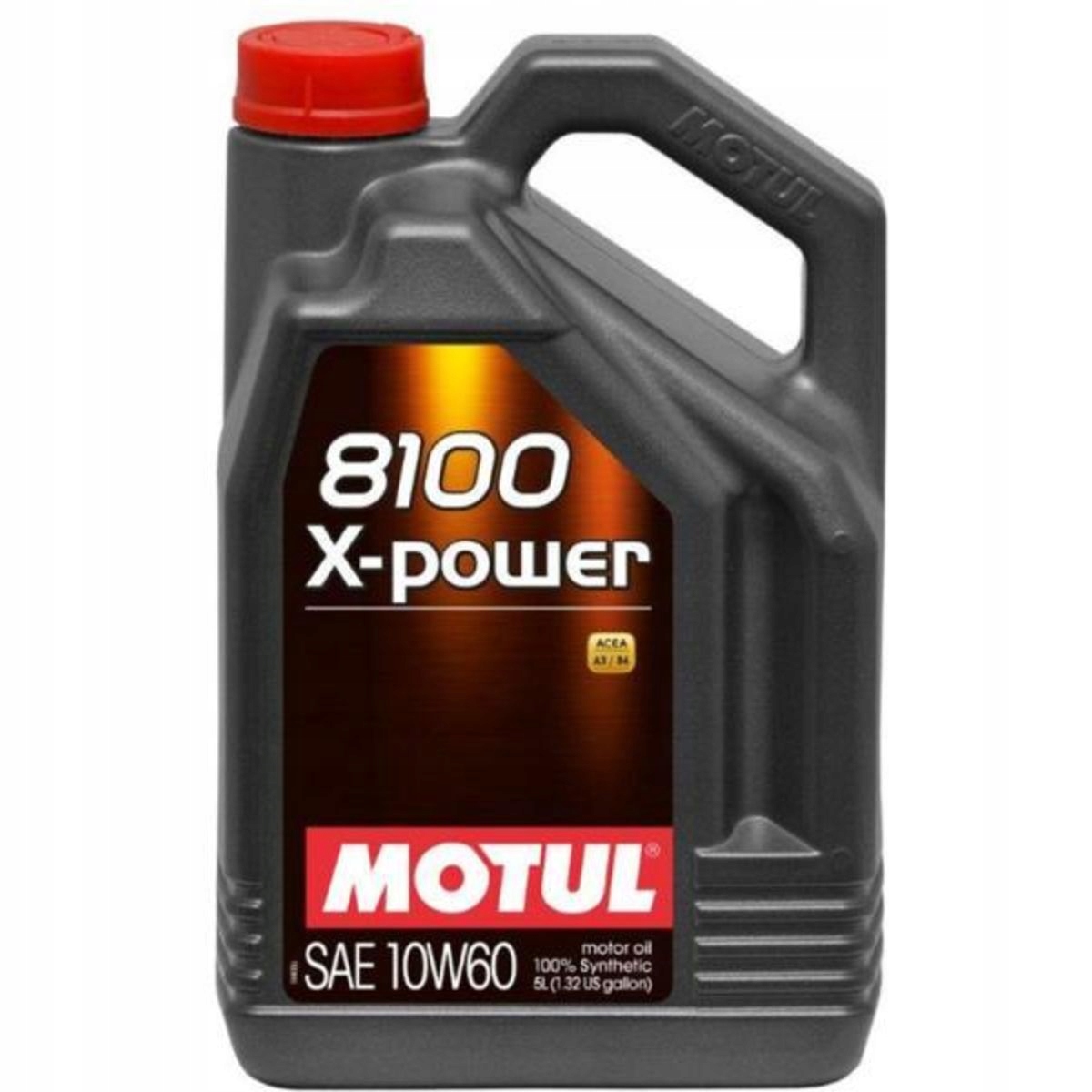 Motorový olej Motul 8100 X-power 10W60 5L balíček Kolízia #10