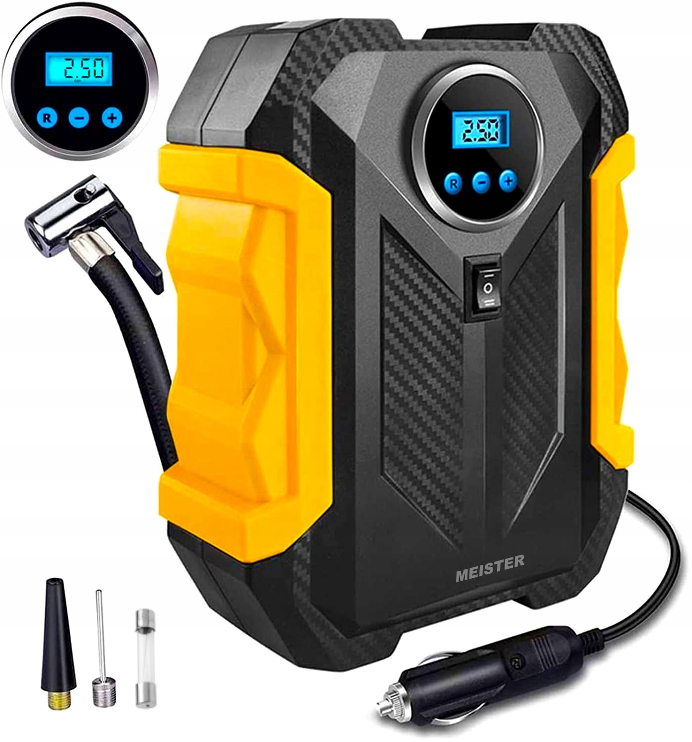 

Kompresor Samochodowy Pompka Sprężarka 12V Led LCD