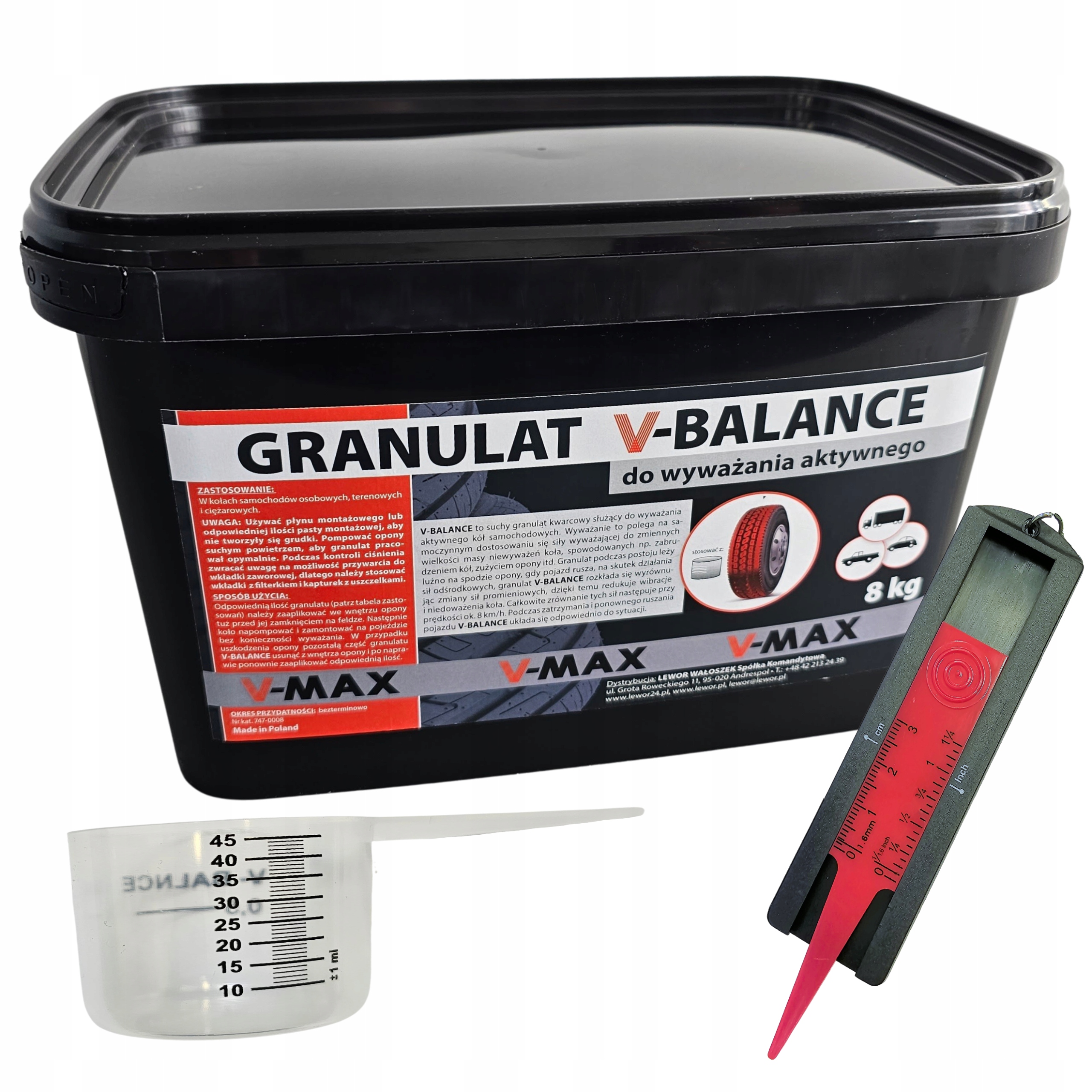 

Granulat Do Wyważania Kół V-max V-balance 8KG
