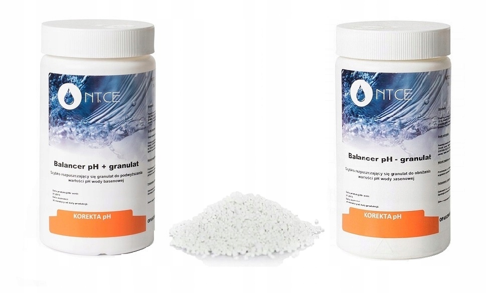 

Zestaw Ph+ Plus Ph- Minus 1,5kg Granulat Basenu