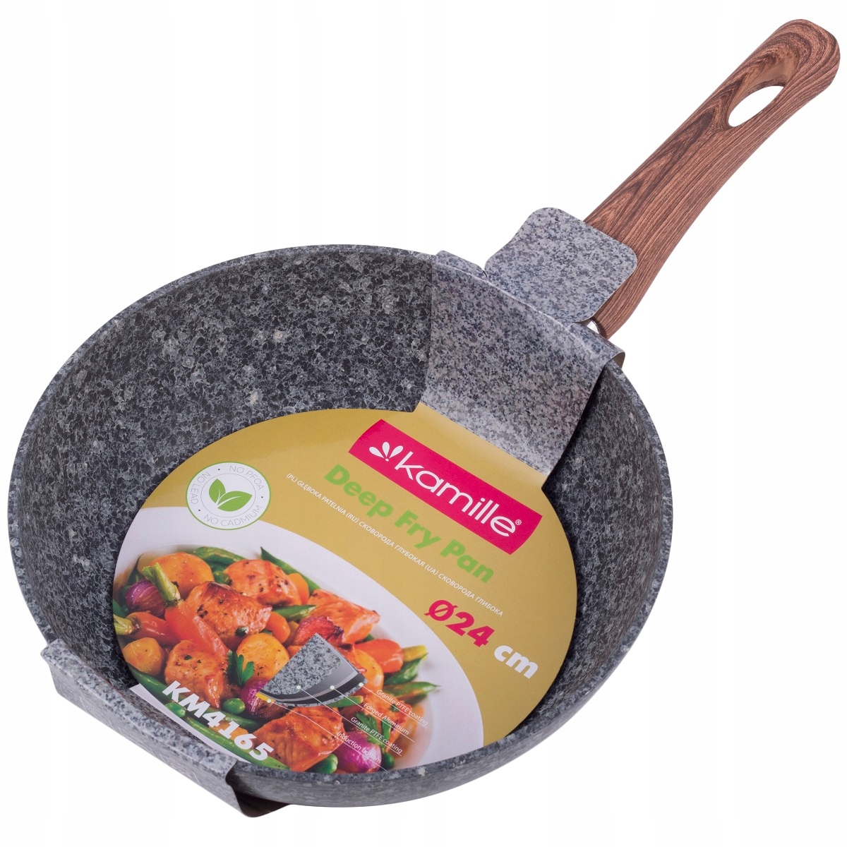 

Patelnia Z Powłoką Granitową 24CM Indukcja KM4165
