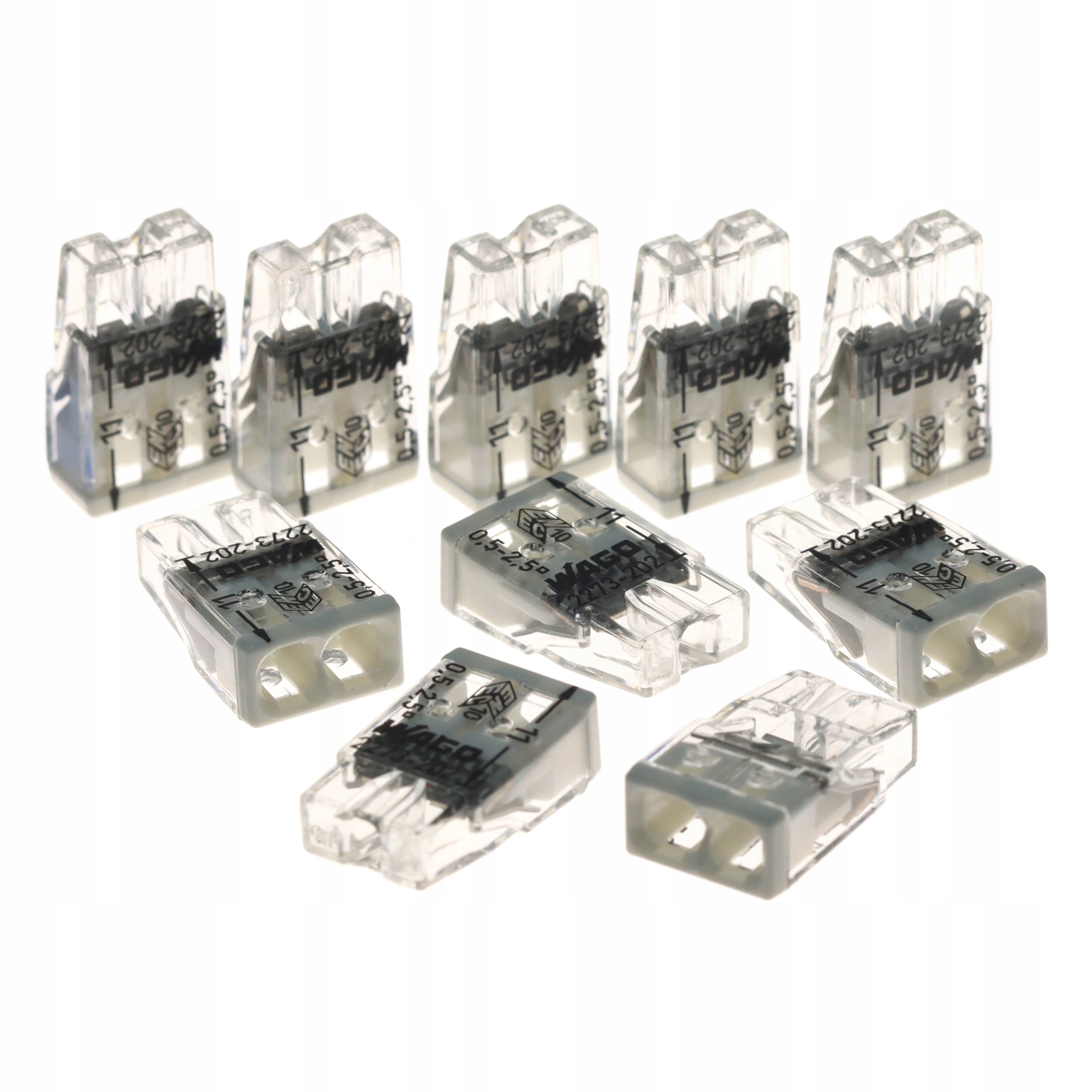 

Złączka Wago instalacyjna 2x2,5 mm² 202 10 szt.