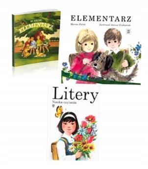 Elementarz Marian Falski Reprint Zielony Biały+ Litery Pakiet Wsip-Zdjęcie-0