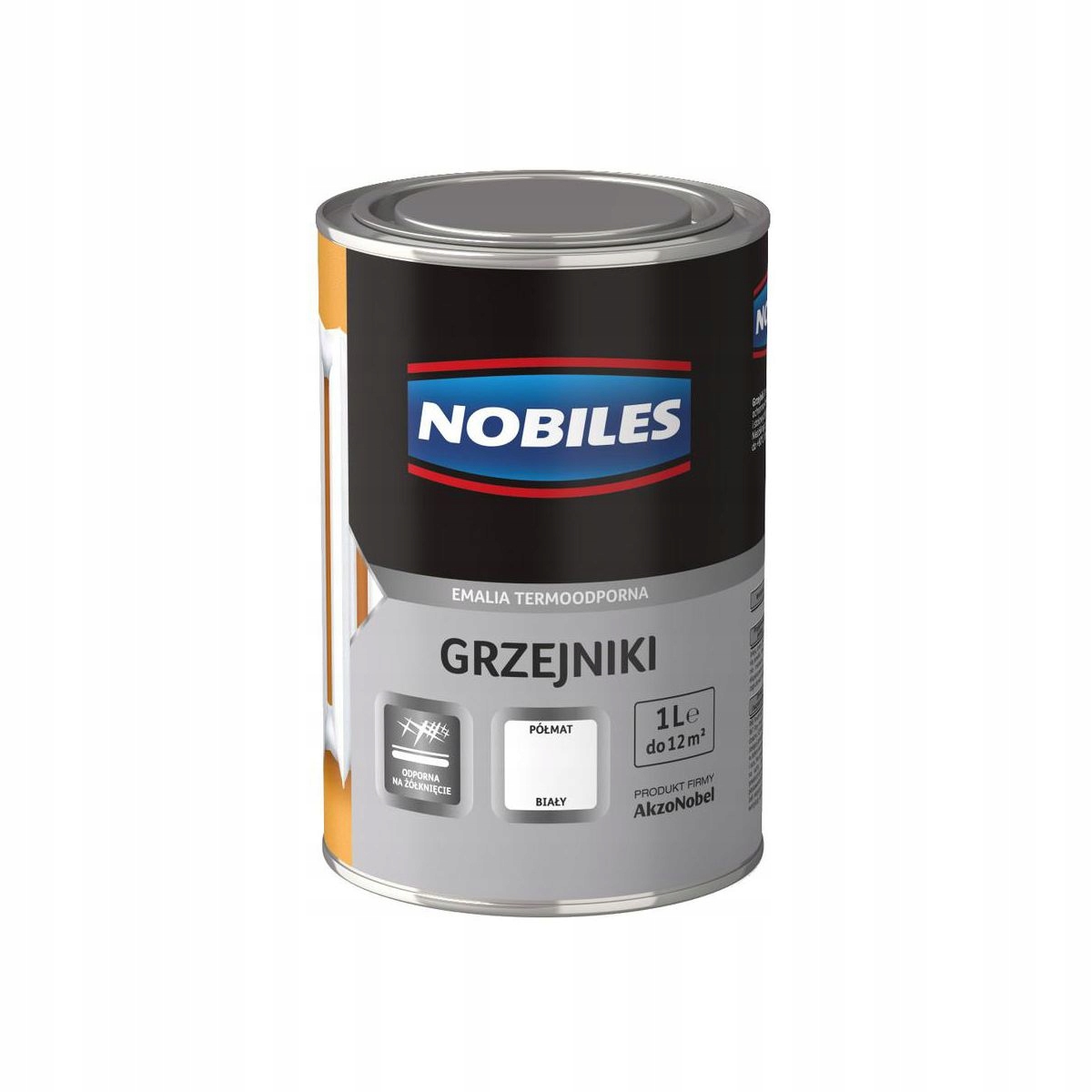 

Nobiles Farba Do Grzejników Biały Półmat 1L