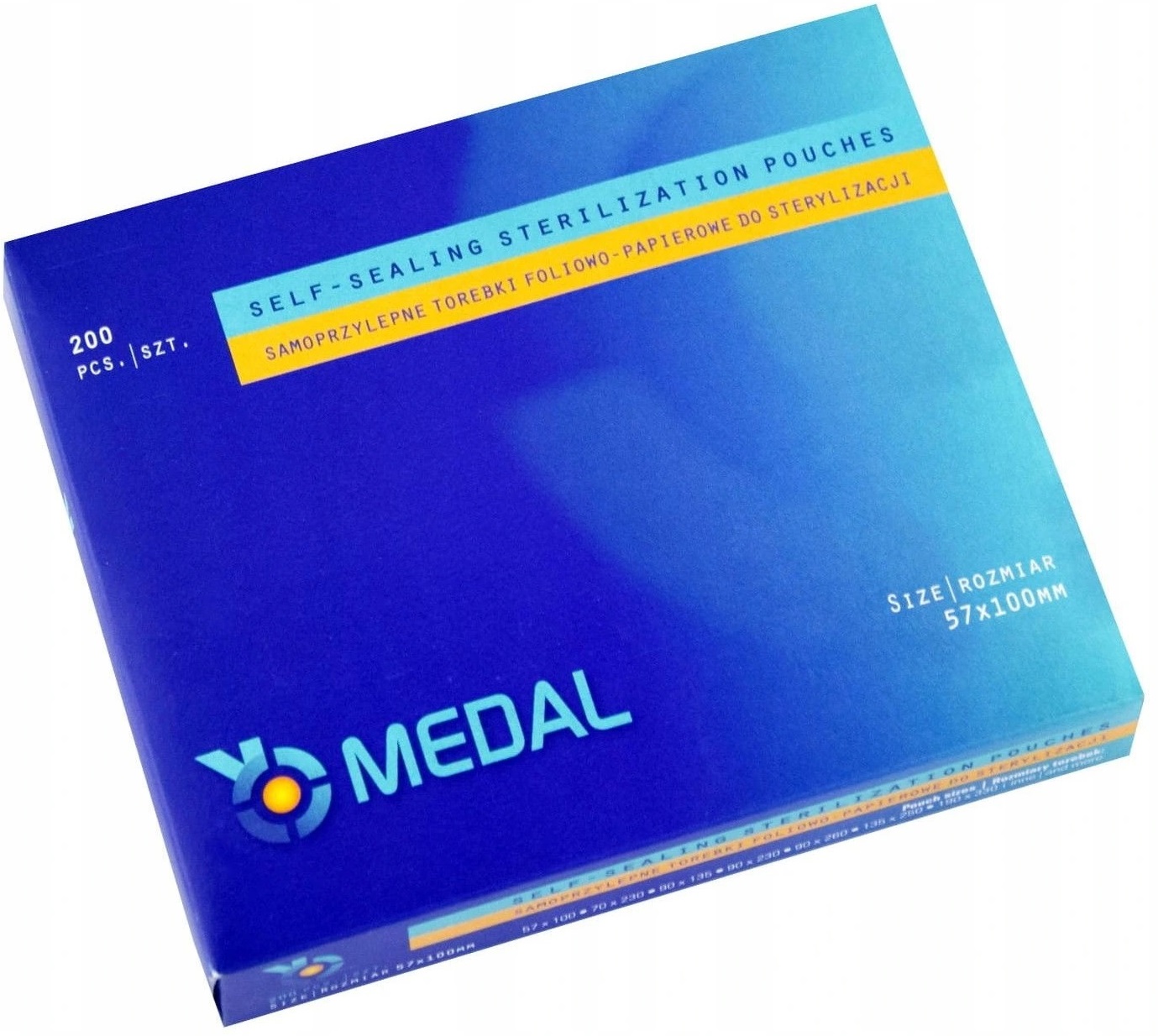

Torebki Do Sterylizacji Medal 57x100mm (200 szt.)