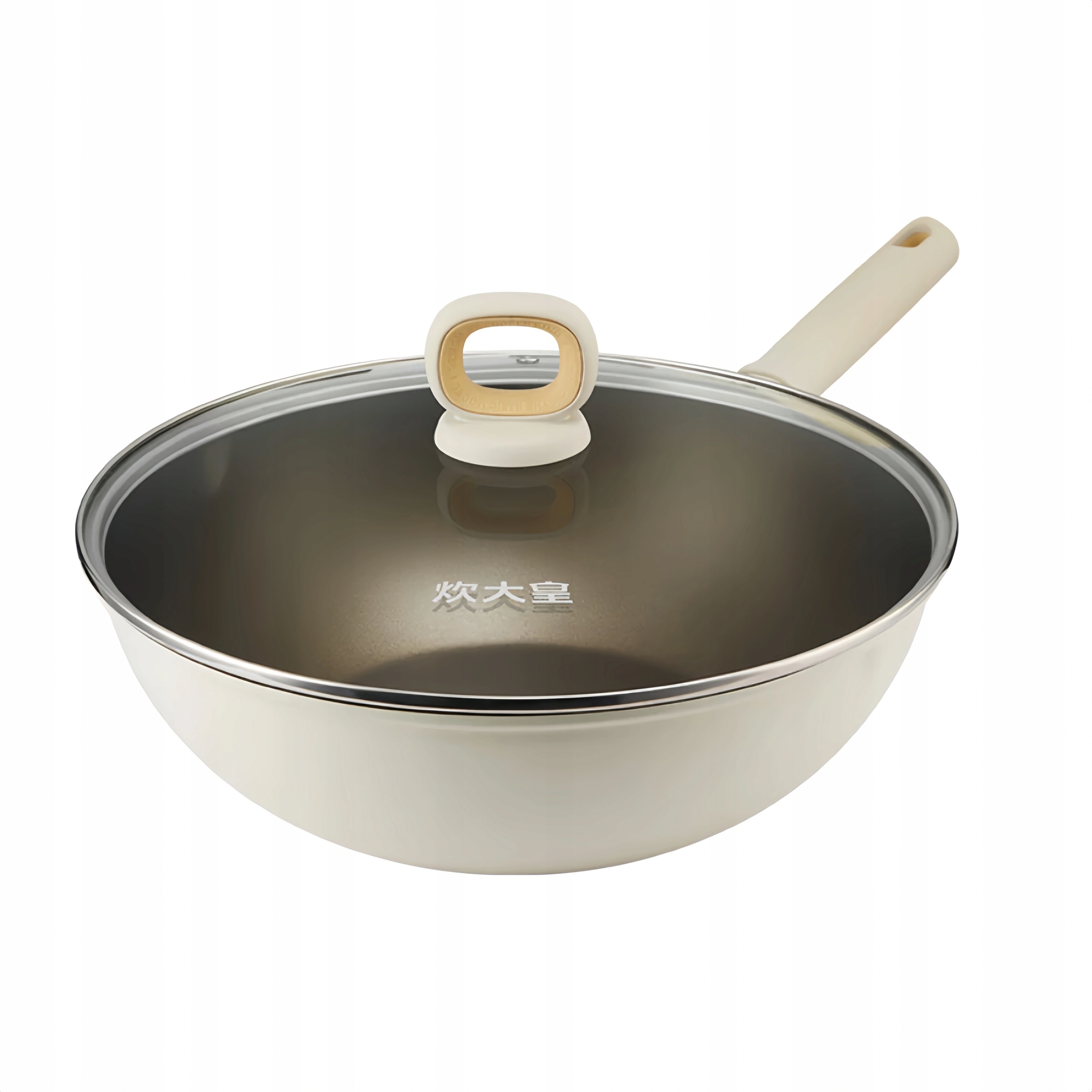 Nepřilnavá pánev Cooker King 26 cm s titanovým povrchem a poklicí