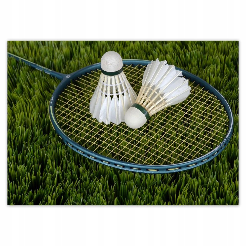 

Plakat 70x50 Badminton Lotka Rakieta