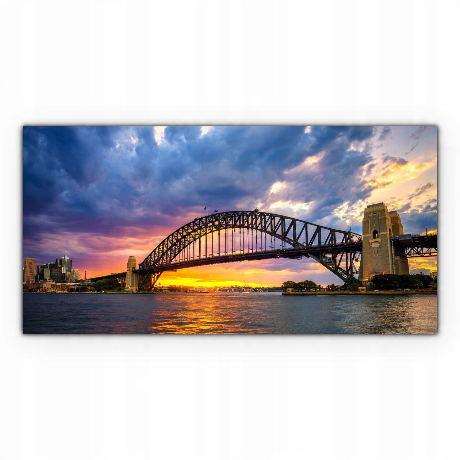 

Obraz canvas na ścianę 120x60 Most Zachód Słońca