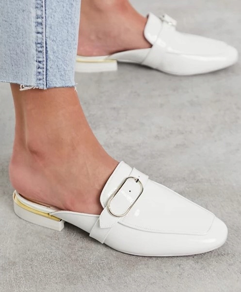 

631* Reiss Klapki Eleganckie Skórzane Damskie 40