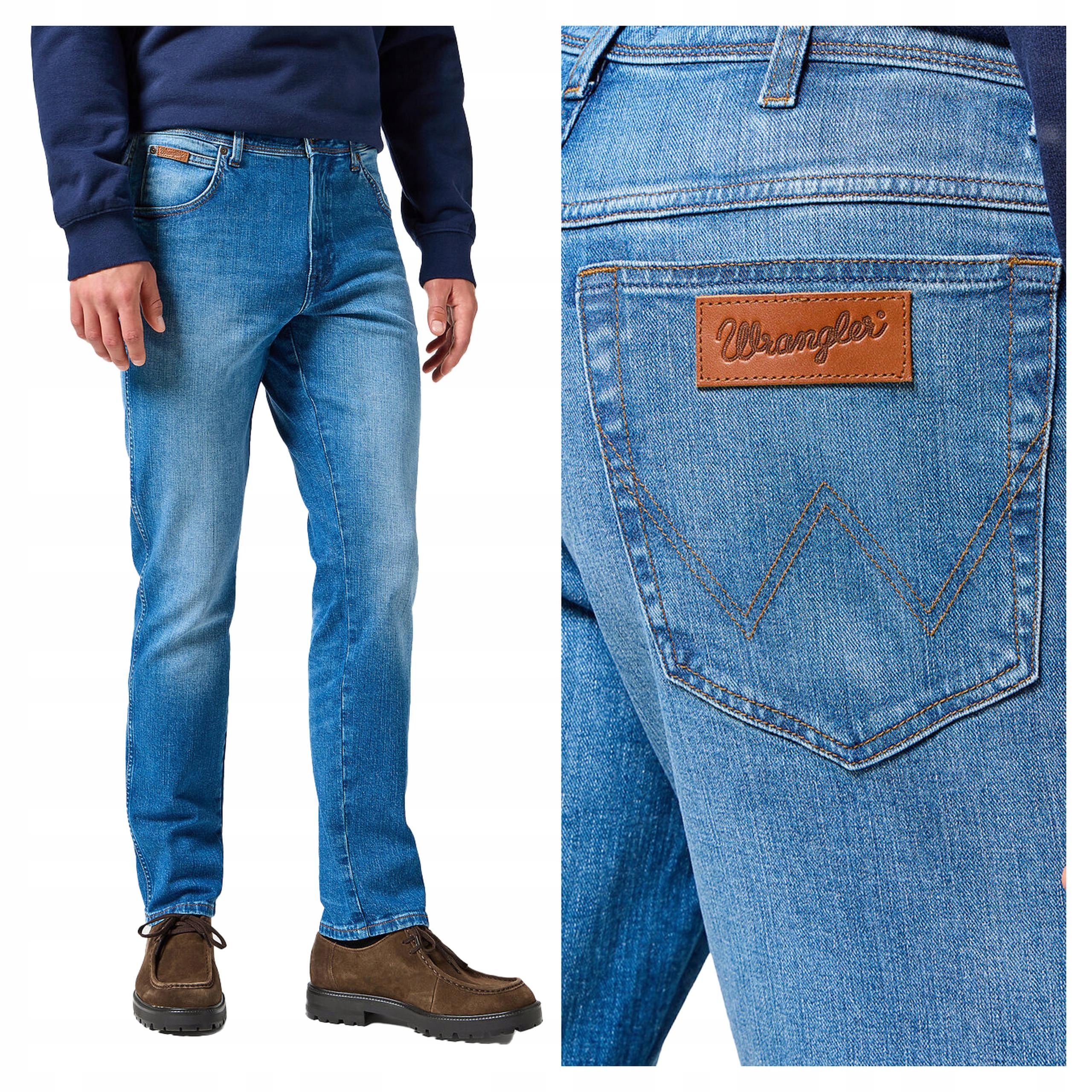 Pánské přiléhavé džínové kalhoty Wrangler Texas Slim 33/34