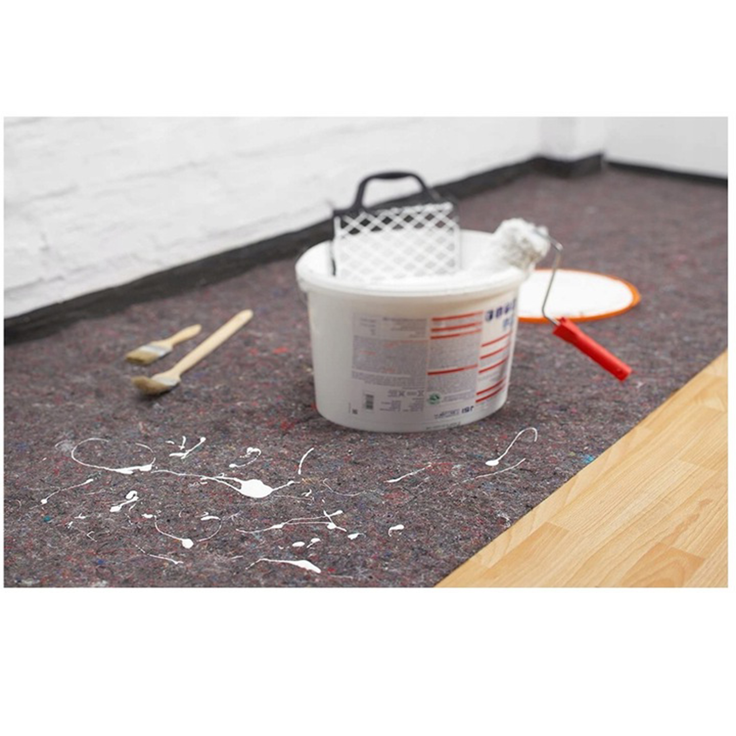 MATA MALARSKA Ochronna FILCOWA Z FOLIĄ FILC Budowlany Folia ROLKA 1 x 10 m Marka Dobo