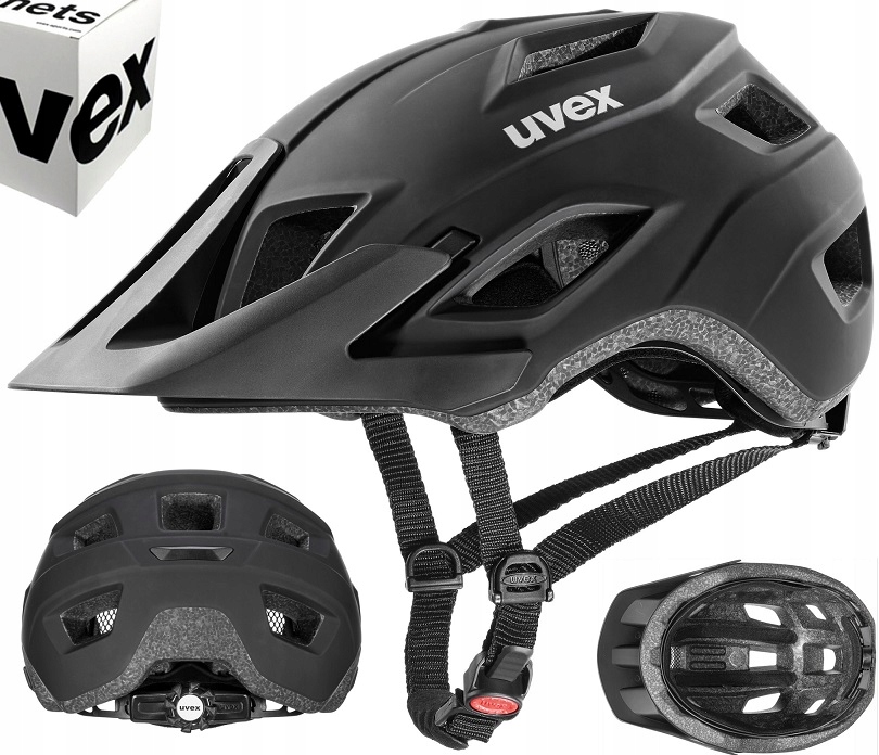 Cyklistická helma Uvex Access 52-57cm black mat