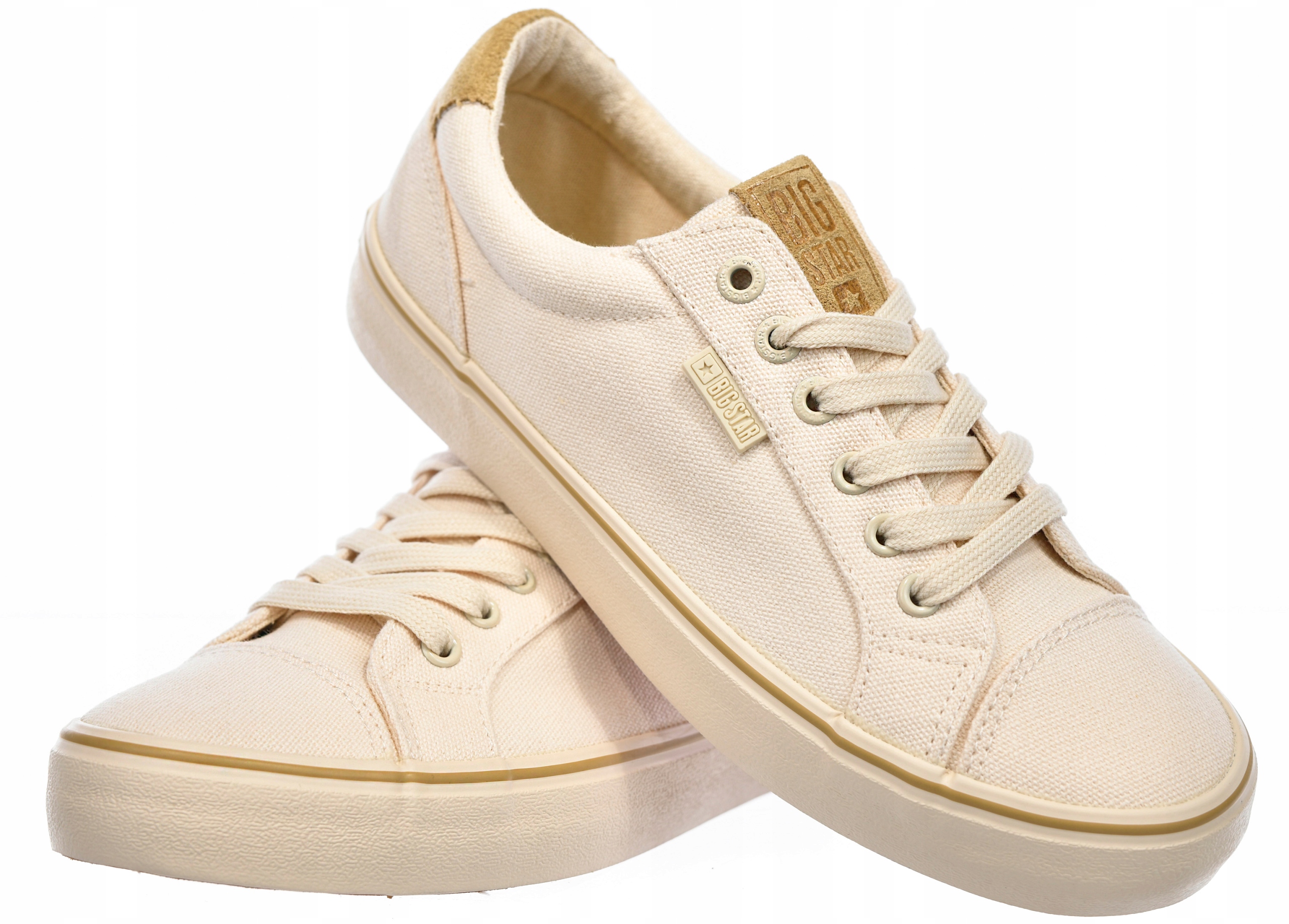 Damskie trampki Big Star tenisówki TT274100 beżowy 42