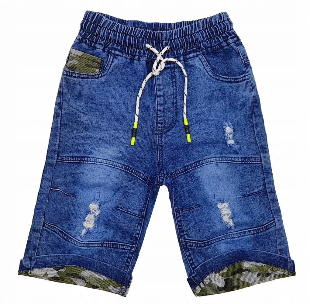 

Spodenki jeans elastic Rangers r 8 - 122/128 cm