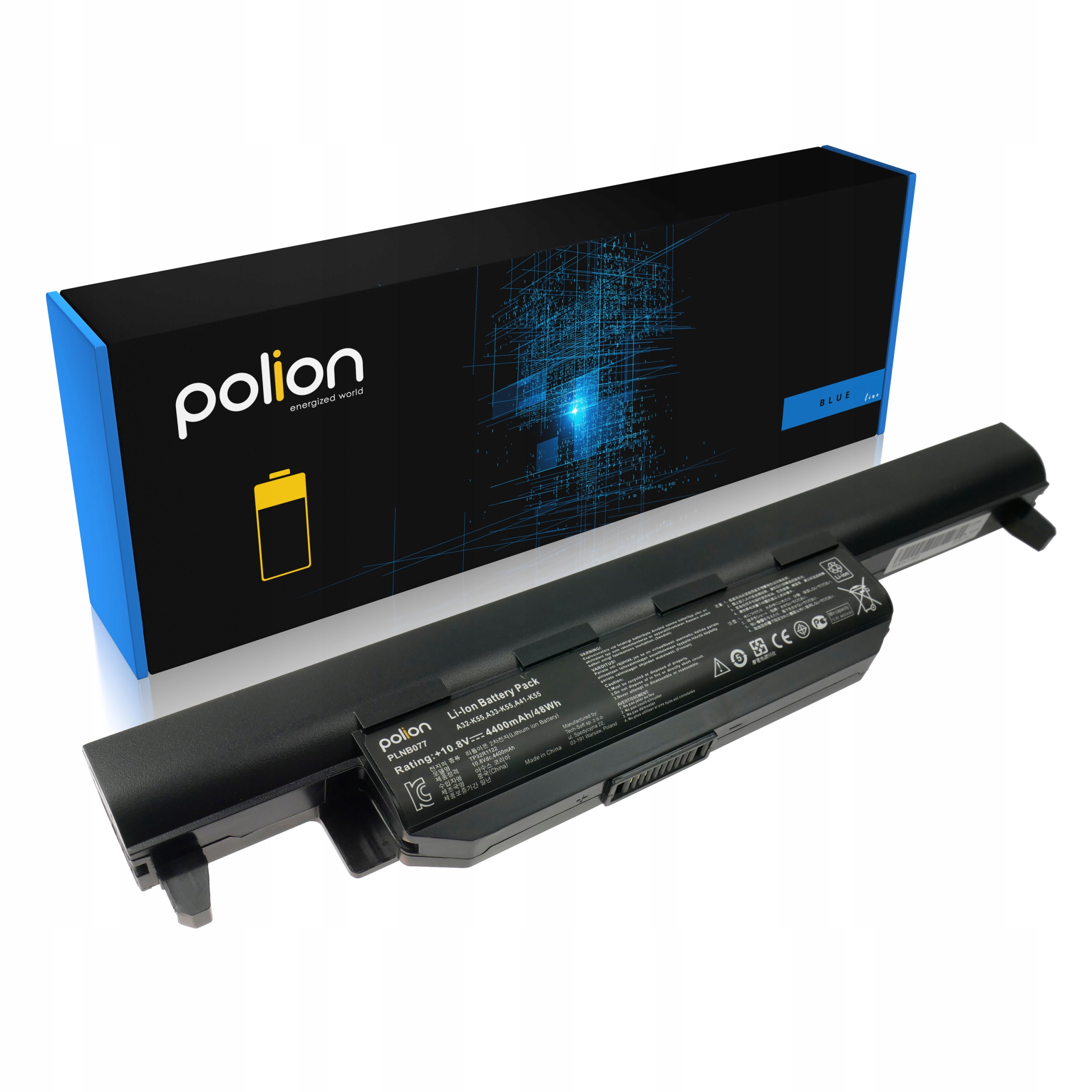 

Bateria A32-K55X do Asus K55A K55VD R500 X55A X55U