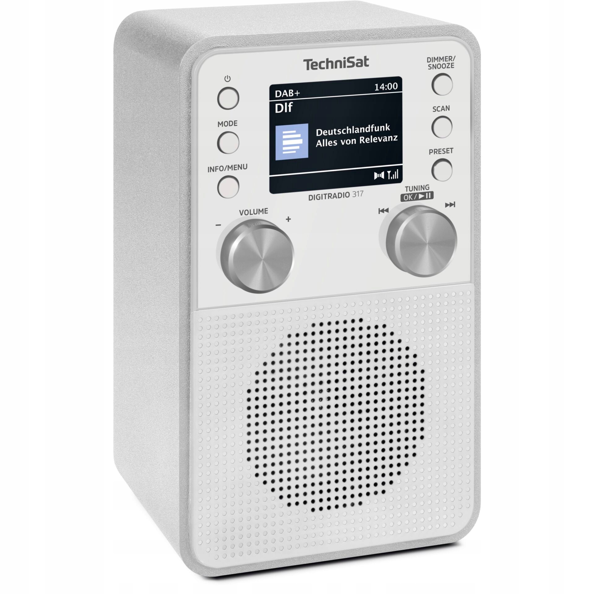Rádio Dab+ Fm Bluetooth barevný displej budík Digitradio 317