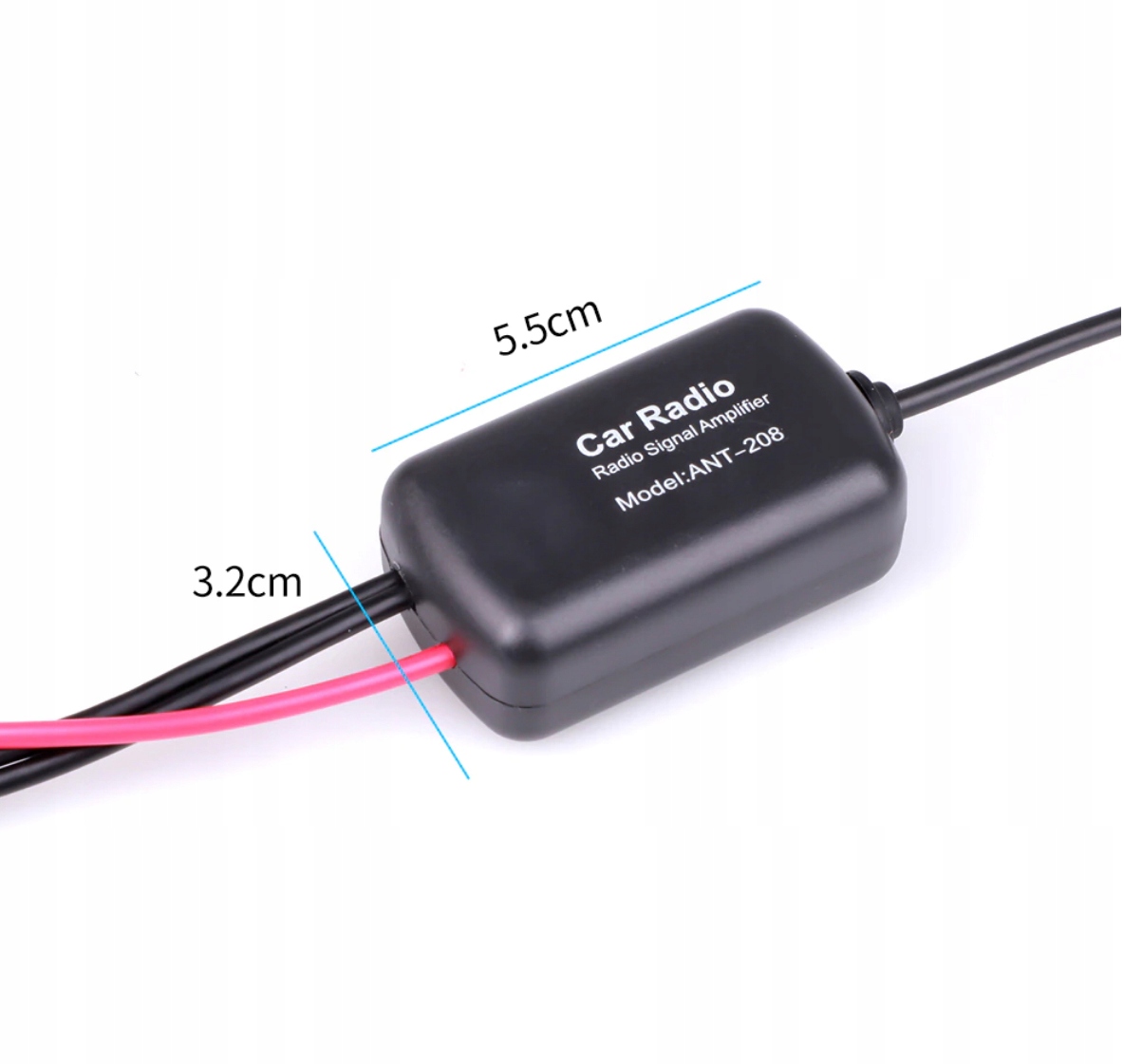 WZMACNIACZ ANTENOWY SYGNAŁU RADIOWEGO DAB+ FM 12V Kod producenta 1616220081011