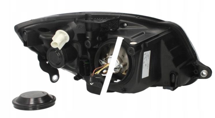 FABIA ROOMSTER REFLEKTOR LAMPA PRZEDNIA LEWA Strona zabudowy lewa