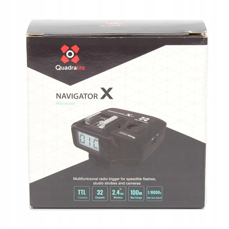 Quadralite Navigator XC ODBIORNIK (Canon) stan JAK FABRYCZNIE NOWY Marka Quadralite
