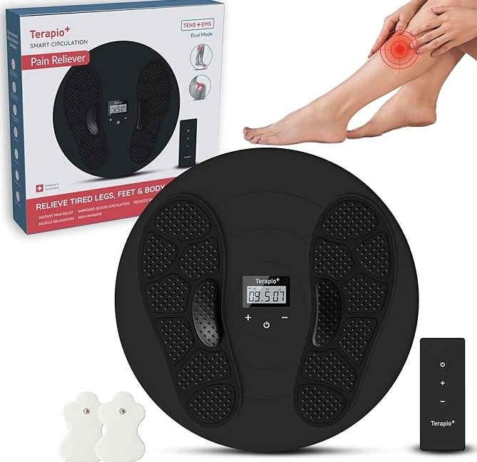 Masażer stóp Stymulator krążenia mięsni Ems Tens Elektroterapia Terapio
